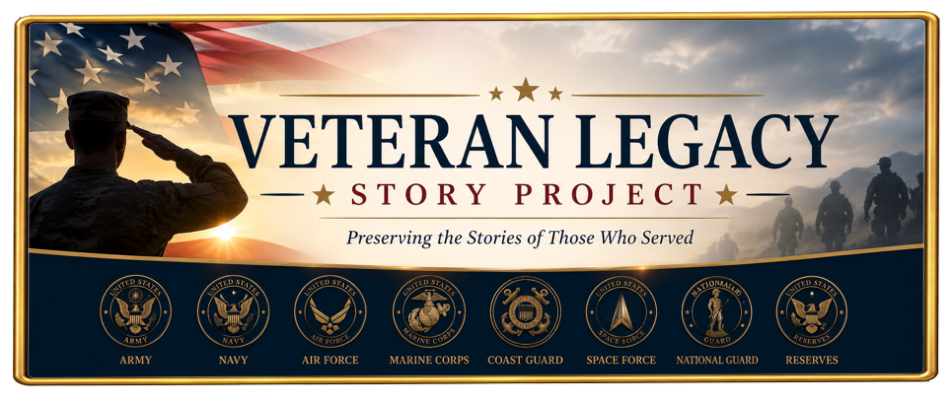 Veteran Legacy Story Project honoring U.S. military veterans and preserving their personal stories for future generations